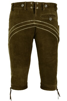 Trachtenset Oktoberfest Branded Authentic German Lederhosen Bundhosen Full Dress