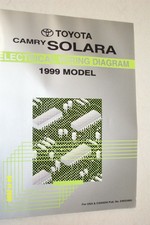 1999 Toyota Camry Solara Electrical Wiring Diagram Manual OEM | eBay