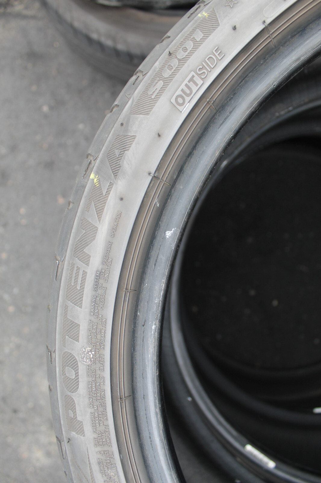 225 40 19 Bridgestone, RunFlat, 89Y, x2 A Pair, 6.0mm (F1_tyres) FO L922