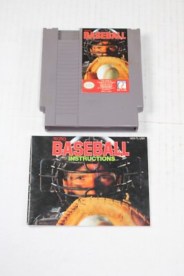 Nintendo NES Tecmo Baseball (Tecmo, 1985) Original Authentic *CART & MANUAL*
