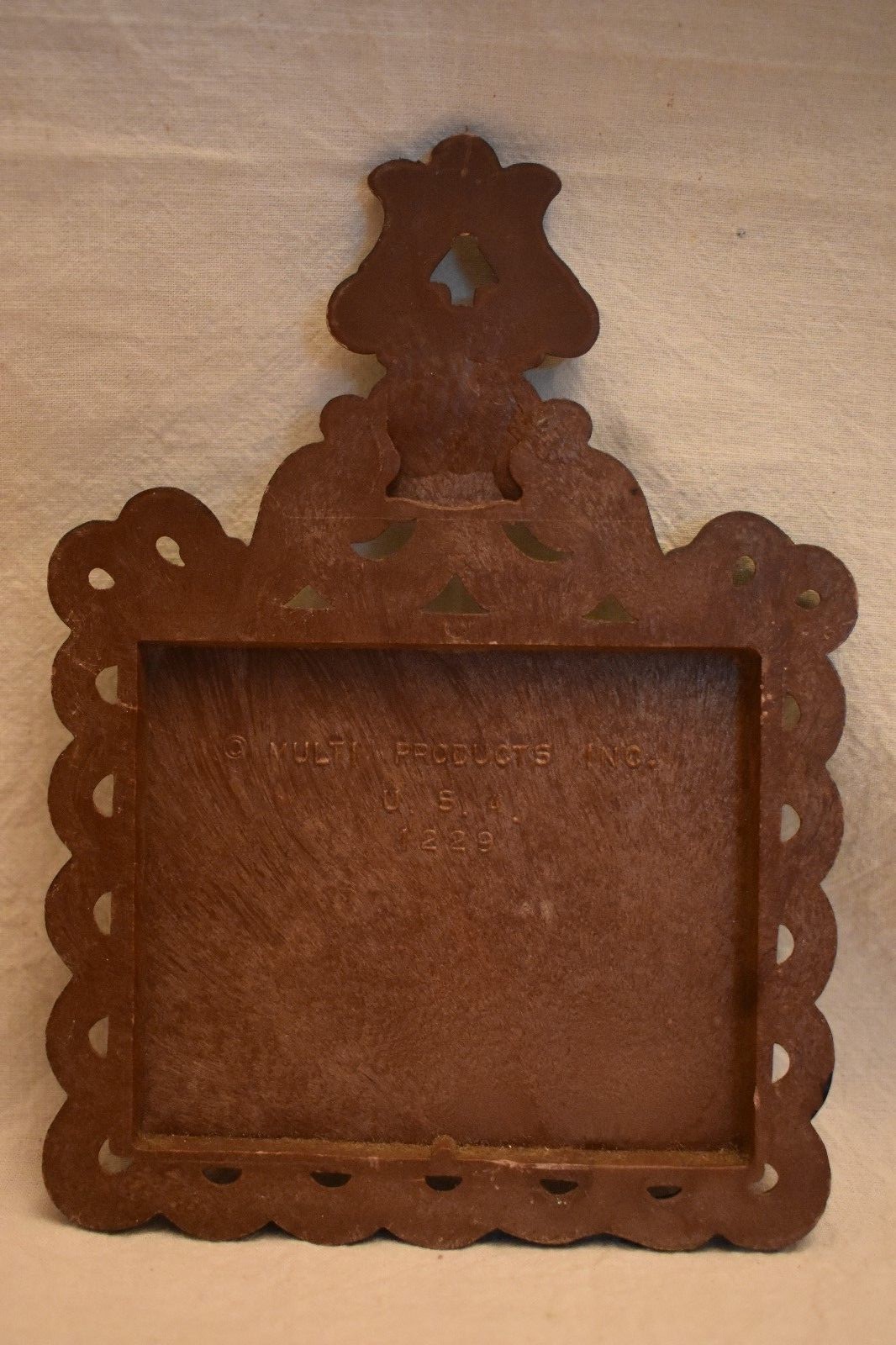 The Hurrier I Go the Behinder I Get Trivet Multi Products, Inc 6 inch tall USA