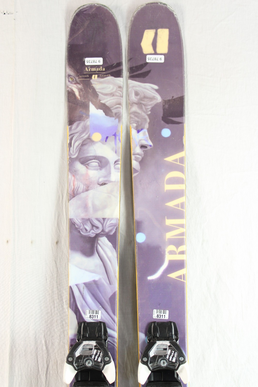19-20 Armada ARV 96 Used Mens Skis w/Bindings 177cm #978735