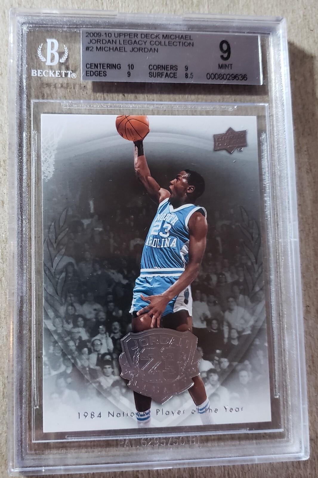 マイケルジョーダン 2009 Legacy カードボックス 2009 Upper Deck Legacy Gold Edition #70 Michael Jordan PSA