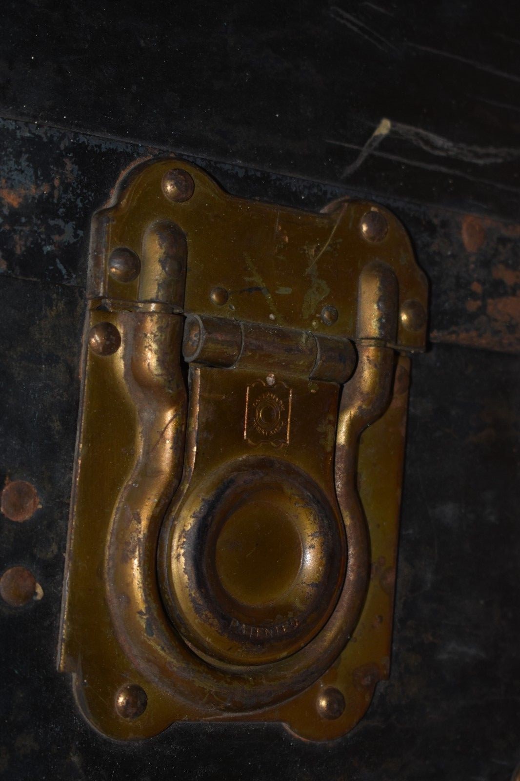 Vintage REDUCED Hartmann Steamer Wardrobe Trunk Traveled World Badged Steampunk