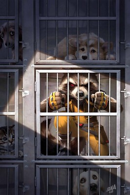 Marvel Studios Rocket Raccoon Nakayama 24x36 Comic Poster New PB39