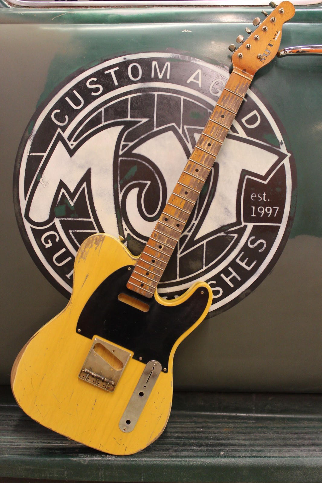 MJT VTT Body Partscaster Telecaster-Style Guitar 2-Tone