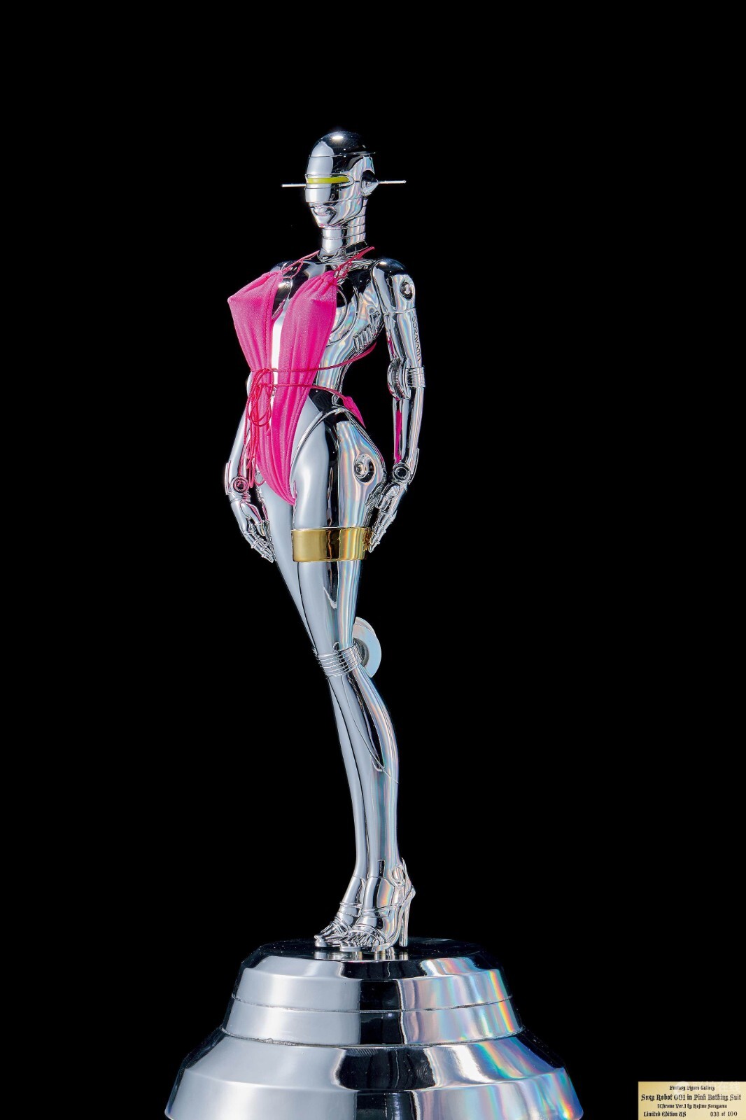 sexy robot セクシーロボット SORAYAMA Hajime Sorayama Sexy Robot 001 Pink CHROME Statue 1/4 Scale