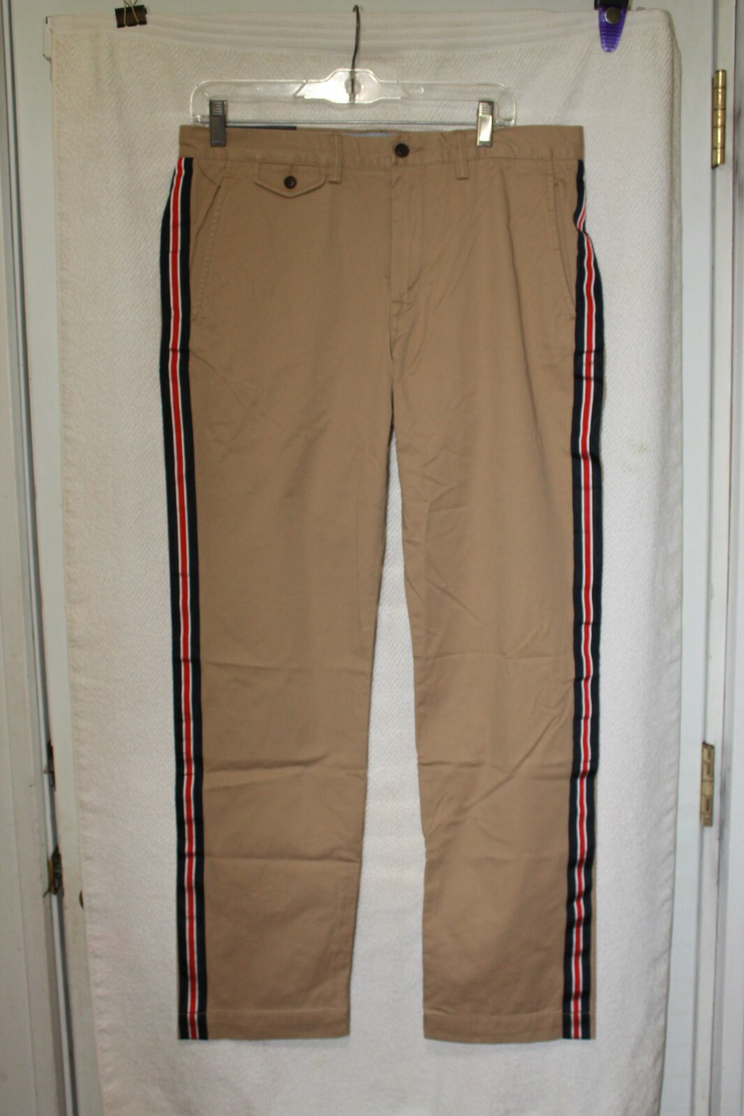 パンツ POLO RALPH LAUREN Woman Pants Kaki 211873988 001 Polo Ralph Lauren Cropped Stretch-Cotton Wide-Leg Pant