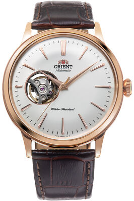 Pre-owned Orient Classic Watch - Bambino Open Heart Ra-ag0001s