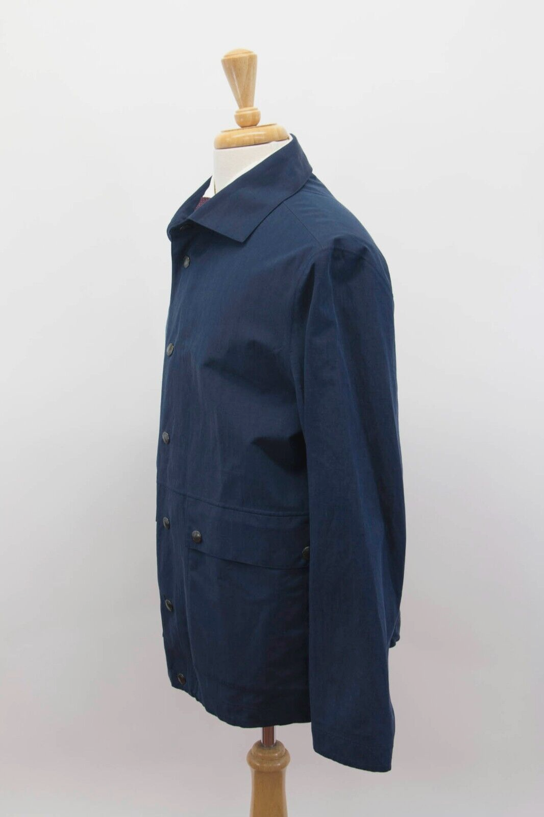 BRUNELLO CUCINELLI $3995 BRUNELLO CUCINELLI MEN SILK-LINEN JACKET W/LOGO HARDWARE 50/ 40US A248