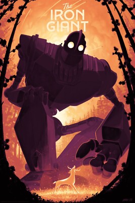 THE IRON GIANT MONDO POSTER SDCC 2024 Comic Con EXCLUSIVE LE 165