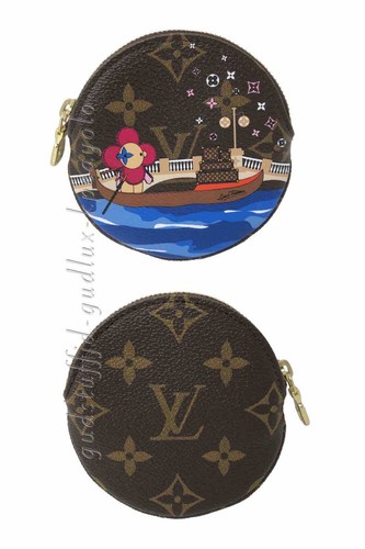 LOUIS VUITTON NWT Round Coin Purse Venice Vivienne 2019 Holiday Animation