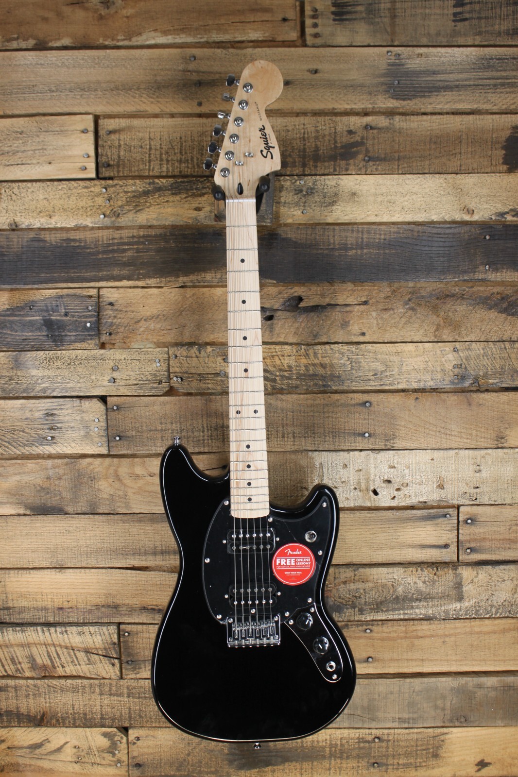 【2025年】お歳暮ギフト Squier eBay | #ME1236 Black - Guitar Electric Mustang Sonic ギター
