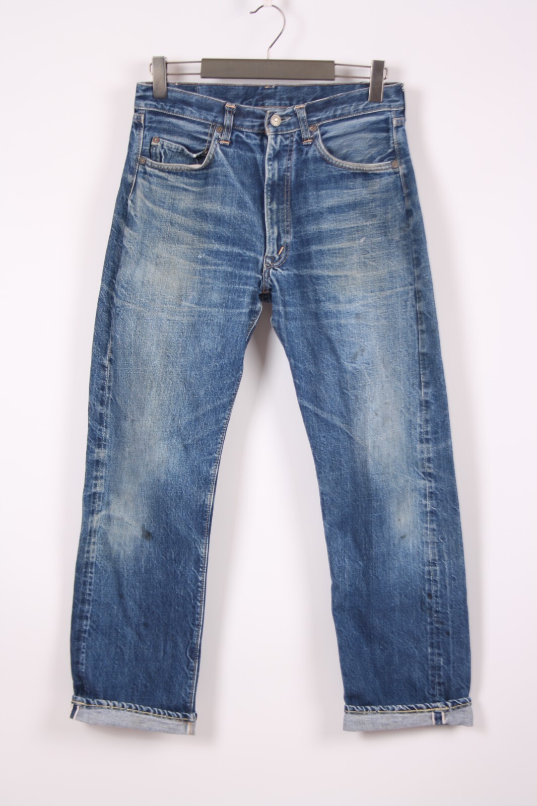 Vintage 60s Levis 502 0117 Jeans Selvedge Big E Talon Zip Vintage 60s Levis 502 0117 Jeans Selvedge Big E Talon Zip