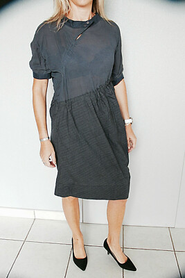 Pre-owned M+f Girbaud Dress Silk Wool  Size 38 With Tag Value 490€