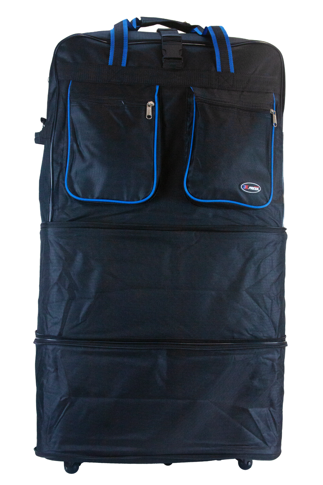 30"/36"/40" Expandable Rolling Duffel Bag Wheeled Spinner Suitcase Luggage     