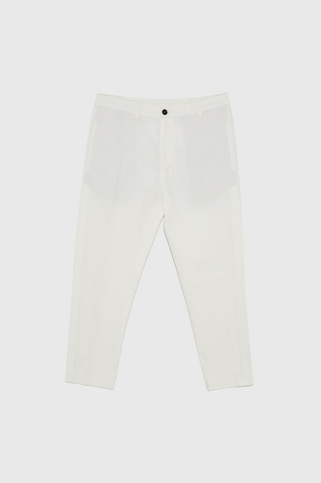 カタログ掲載pants D.HYGEN - Wool SCAB Broken Stripe Jacquard Wide Cropped