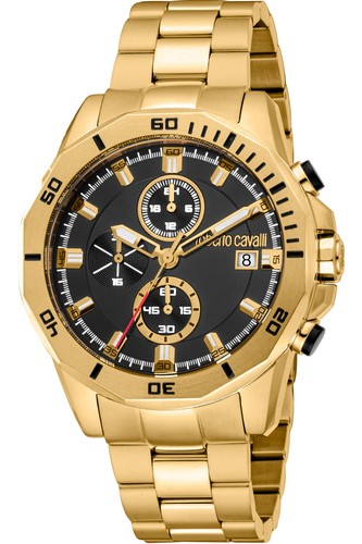 Roberto Cavalli Мужские 42-миллиметровые кварцевые часы RC5G109M0075
