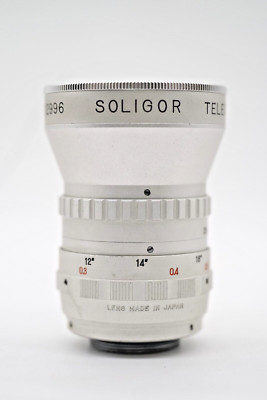 SOLIGOR 12.5mm f1. 4 Television Lens C Mount  #12996