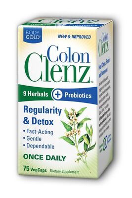 Body Gold Colon Clenz 75 VegCap