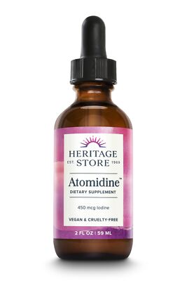 Heritage Store Atomidine Йодная добавка, 2 унции, жидкость