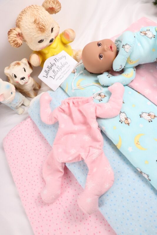 Play Doll Soft Flannel Cuddle Body ~ Customs by LullaBaby Nursery LullaBabies 