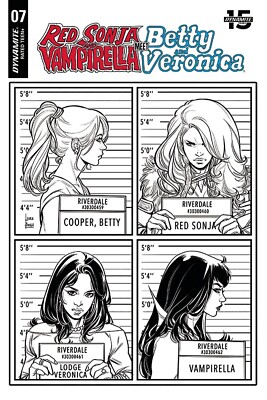 Red Sonja & Vampirella Meet Betty & Veronica #7 2019 Braga 1:20 Variant EB106