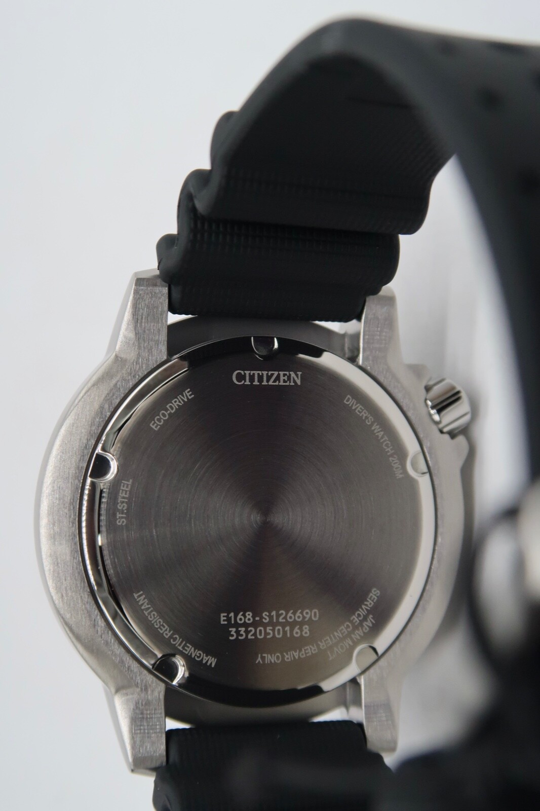 Pre-owned Citizen Eco-drive Promaster Diver Black Dial Men's Watch Bn0155-08e Brand