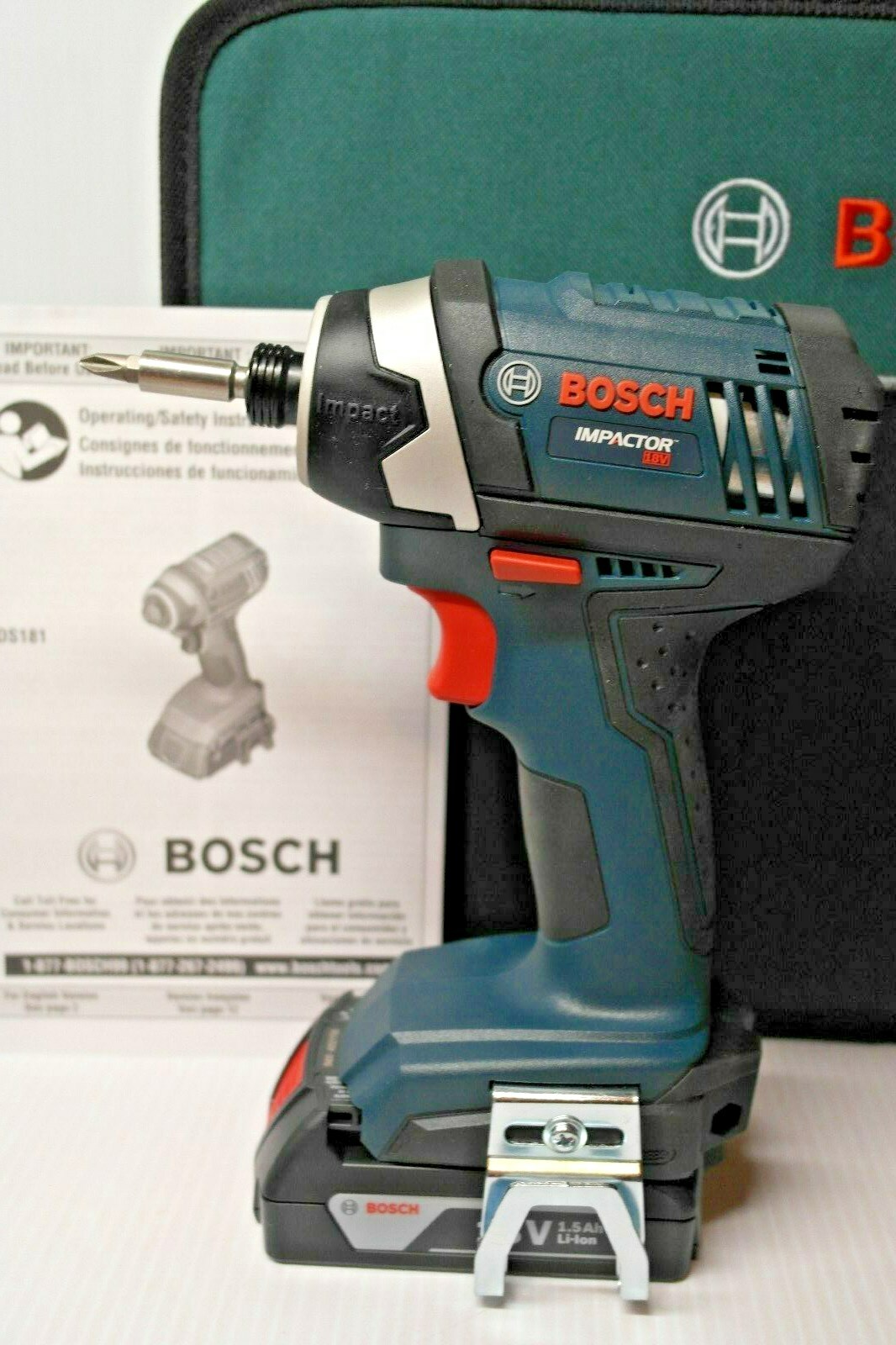 BOSCH 18V Drill/Driver & Impact driver CLPK26-181 COMBO KIT
