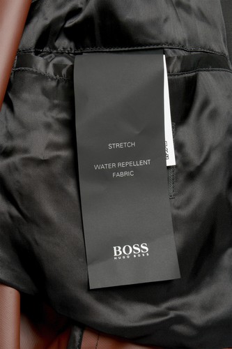 Pre-owned Hugo Boss Men's "shanty1-tw" Black 100% Wool Button Down Coat