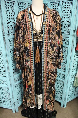Exotic Black Kimono