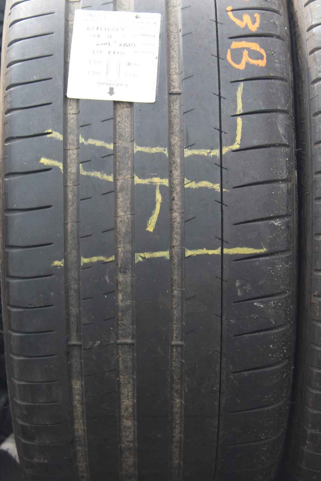 275 35 20 Michelin, Pilot S Sport, XL, 102Y, x2 A Pair 5.0mm (F1_tyres) FO L3643