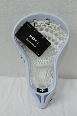 StringKing Mark 1 Type 3 Lacrosse Head (Strung, White, Unused)