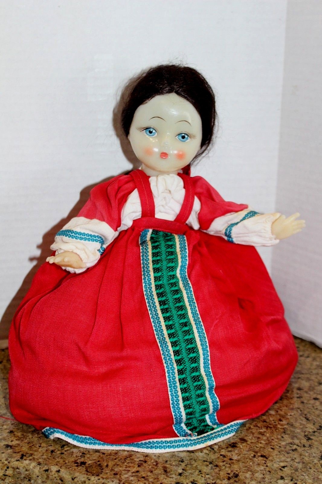 Vintage Russian Samovar Doll Teapot Cosy Cover