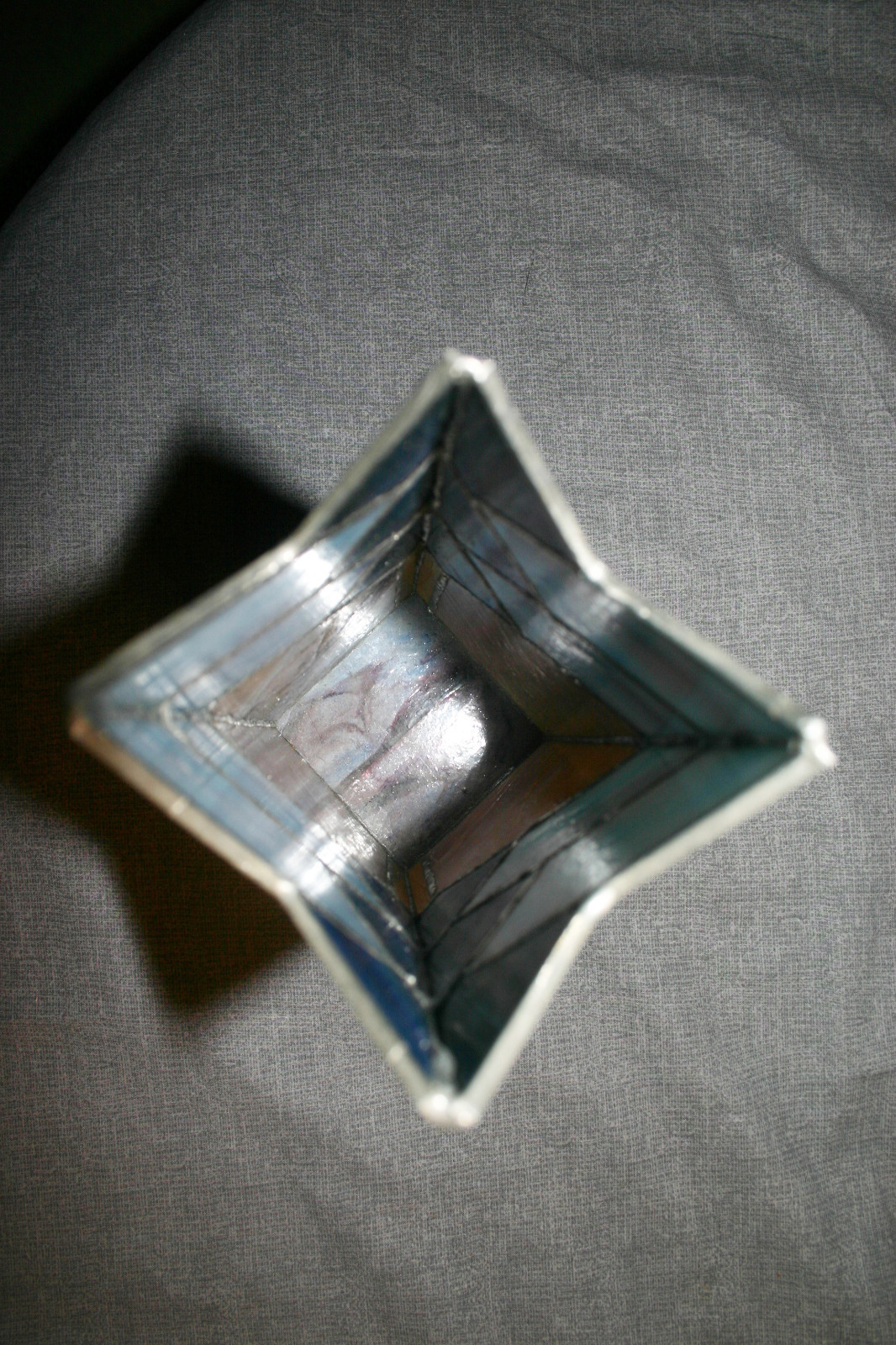 Leaded Stained Glass Candle Holder