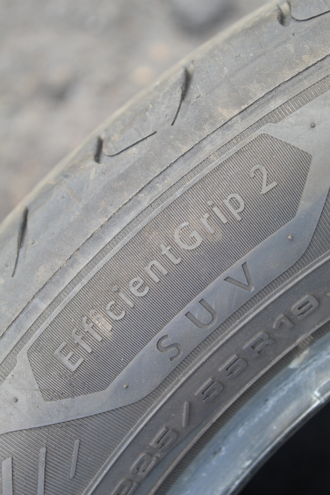225 55 19 Goodyear, Efficient Grip 2, 98V, x2 A Pair 5.8mm (F1_tyres) L3447