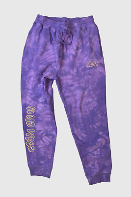 Neff Mens No Bad Vibes Purple Fleece Jogger Sweatpants NWT 2XL