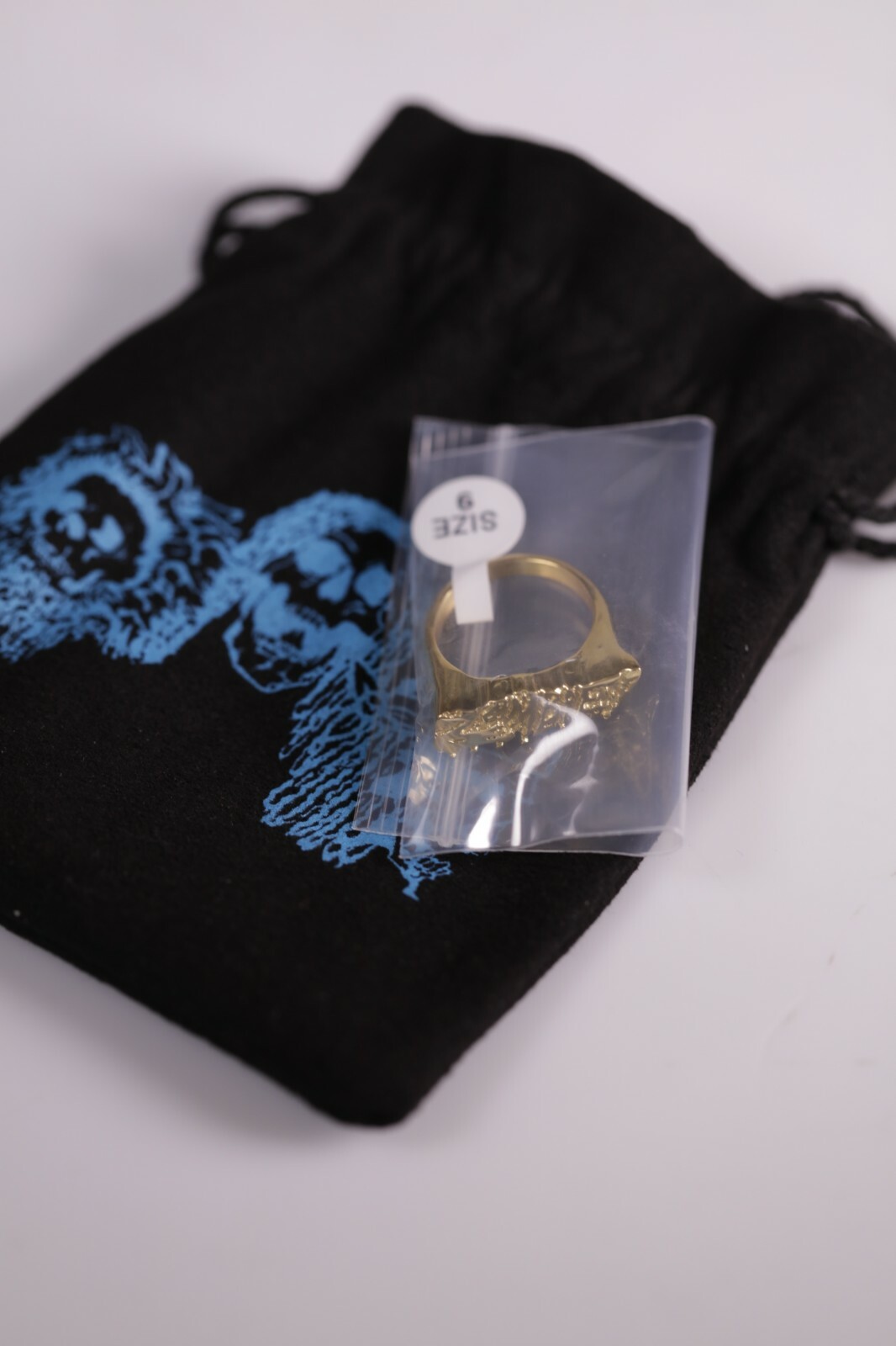 Pre-owned Flatbush Zombies First Edition Zombie Ring Size 9 In Gold