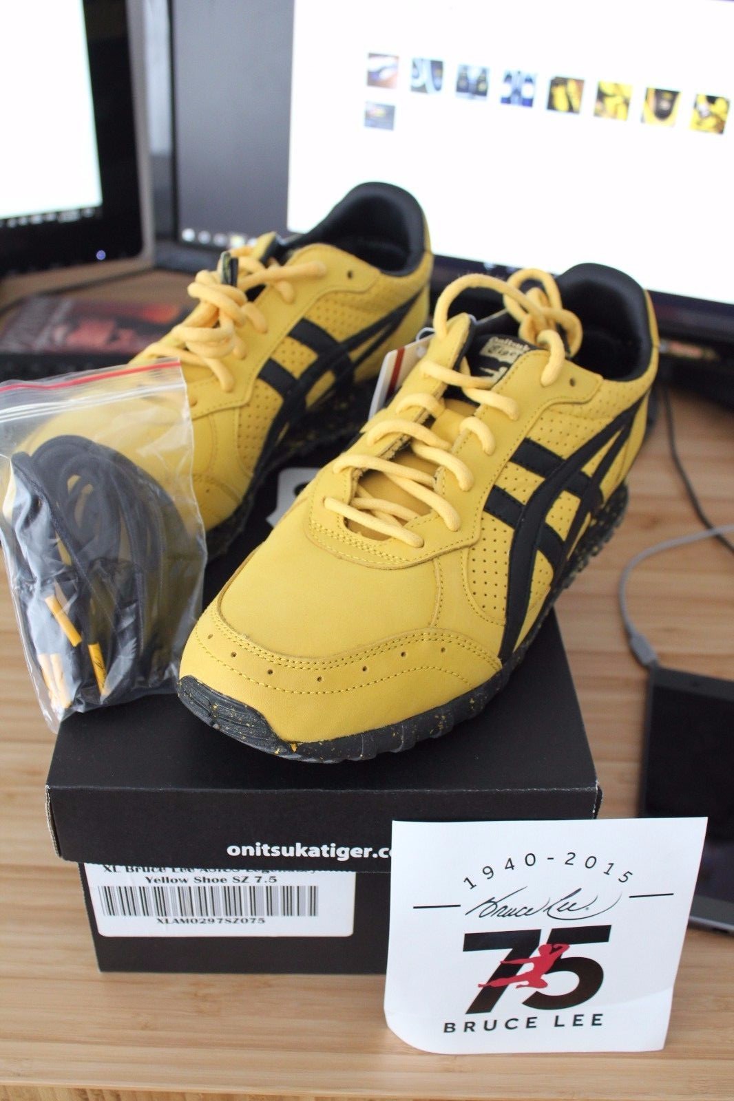 Bruce Lee Black and Yellow Onitsuka Tiger Colorado 85 Bruce Lee Black and Yellow Onitsuka Tiger Colorado 85