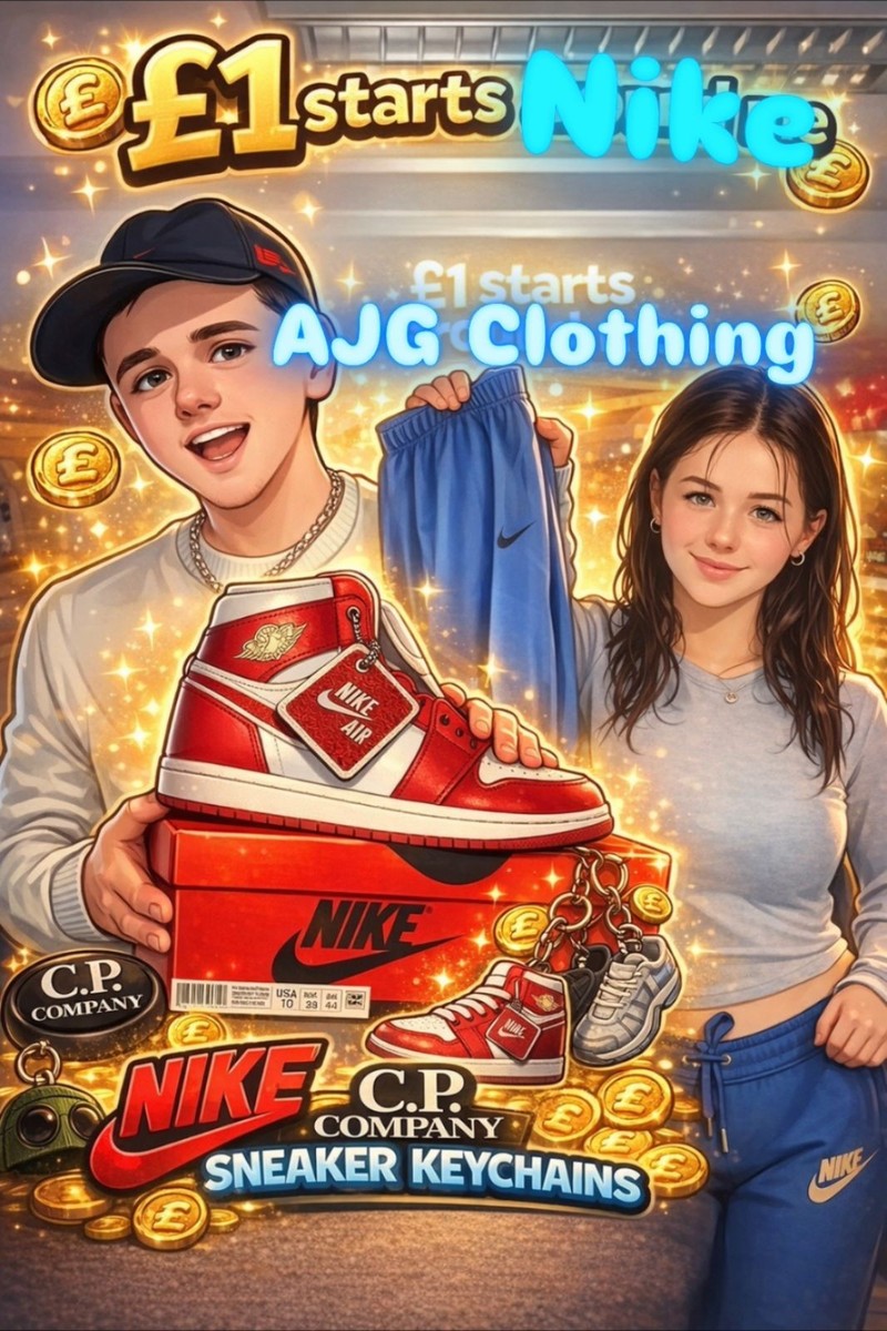 £1 Starts Air Max,AF1+ Nike,Money Clothing | eBay Live UK