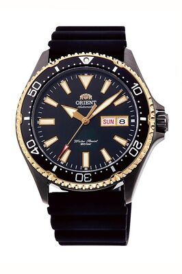 Pre-owned Orient Mens Automatic Watch With Rubber Strap Ra-aa0005b19b