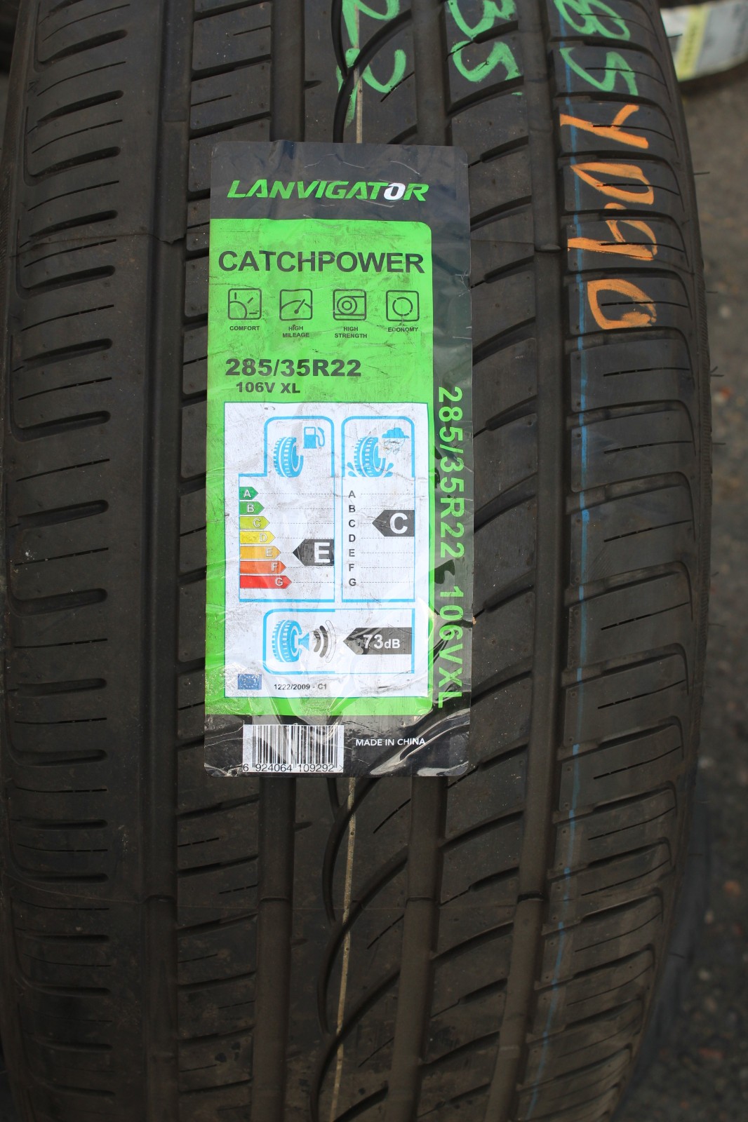 New 285 35 22 Lanvigator, CatchPower, XL, 106V, x1 Single Tyre (F1_tyres) YD090