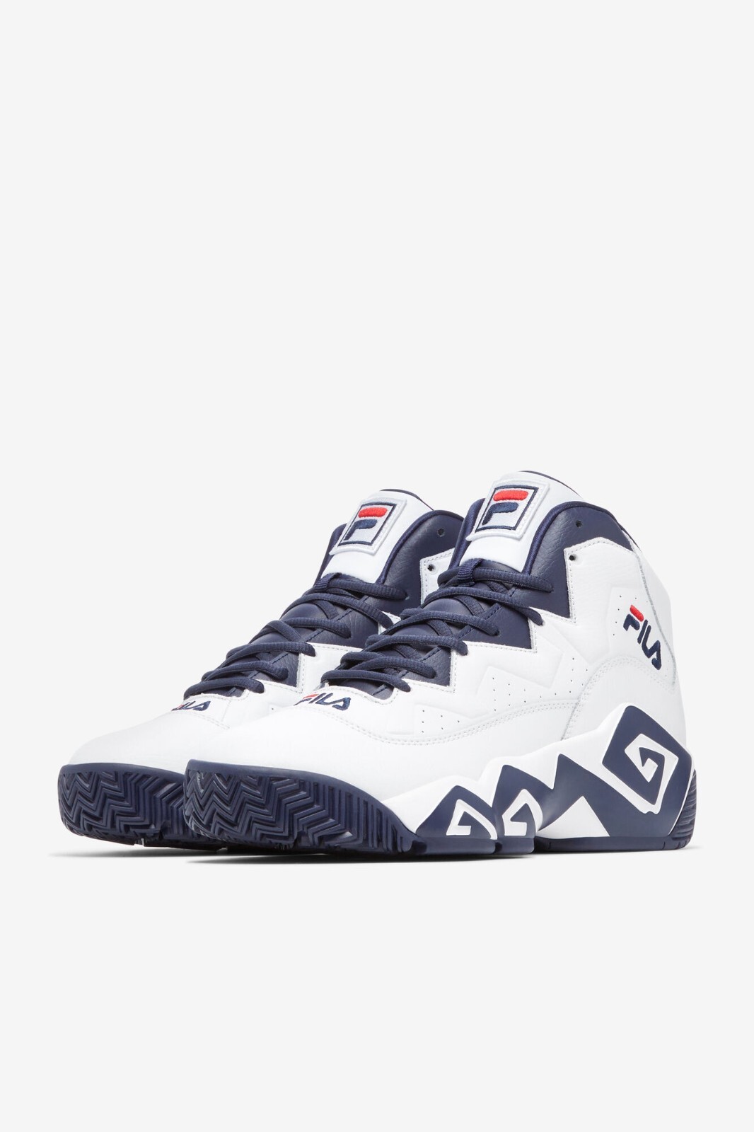 

Кроссовки мужские Fila MB белые/темно-синие/красные Fila 1BM00055-125, White/navy/fila red, FILA MB