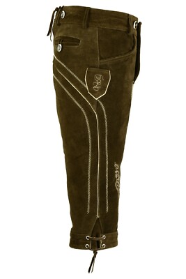 Trachtenset Oktoberfest Branded Authentic German Lederhosen Bundhosen Full Dress