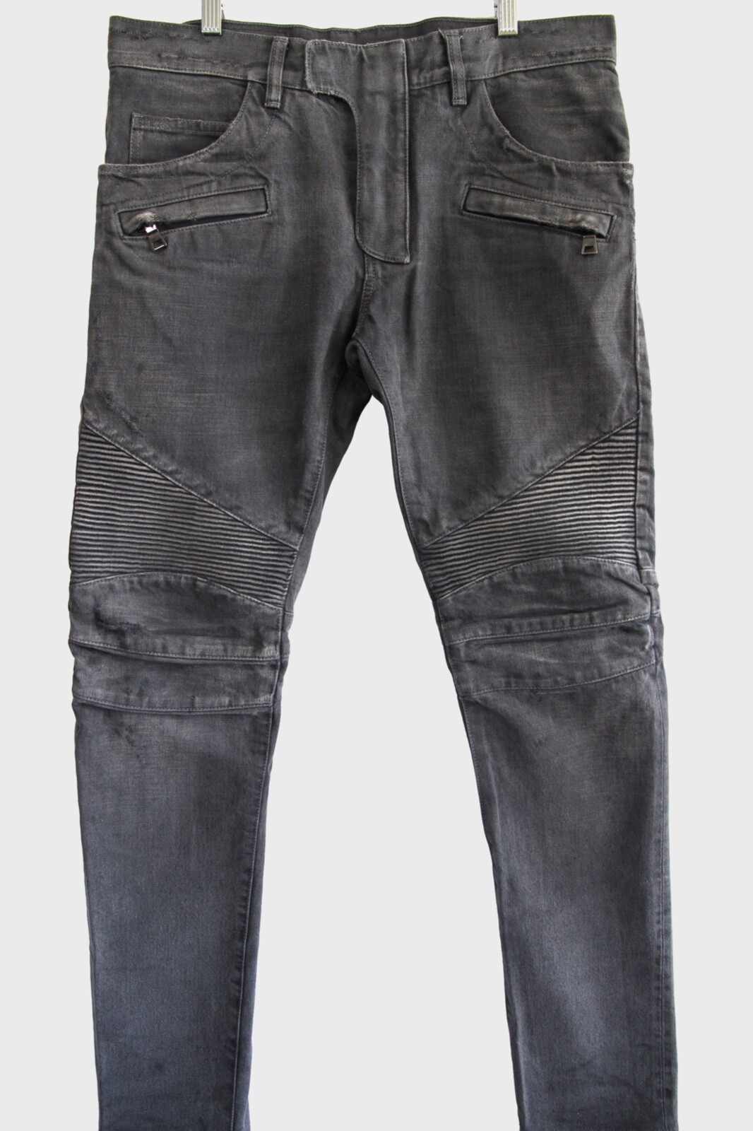 Rare Balmain Japanese Redline Selvage Denim Biker Jeans Sz Rare Balmain Japanese Redline Selvage Denim Biker Jeans Sz