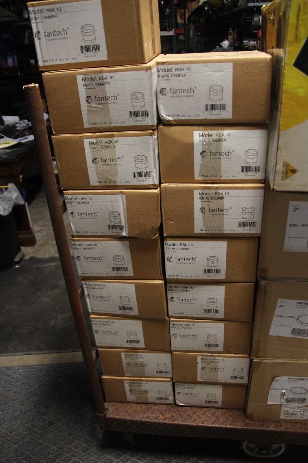 FANTECH RSK 10 411116 10" BACKDRAFT DAMPER NEW FREE SHIPPING