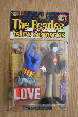 The Beatles Yellow Submarine-Paul with Glove and Love Base-1999 McFarlane Toys