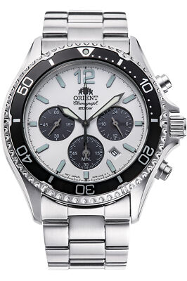 Pre-owned Orient Sports Watch - Mako Solar Chrono Ra-tx0203s10b