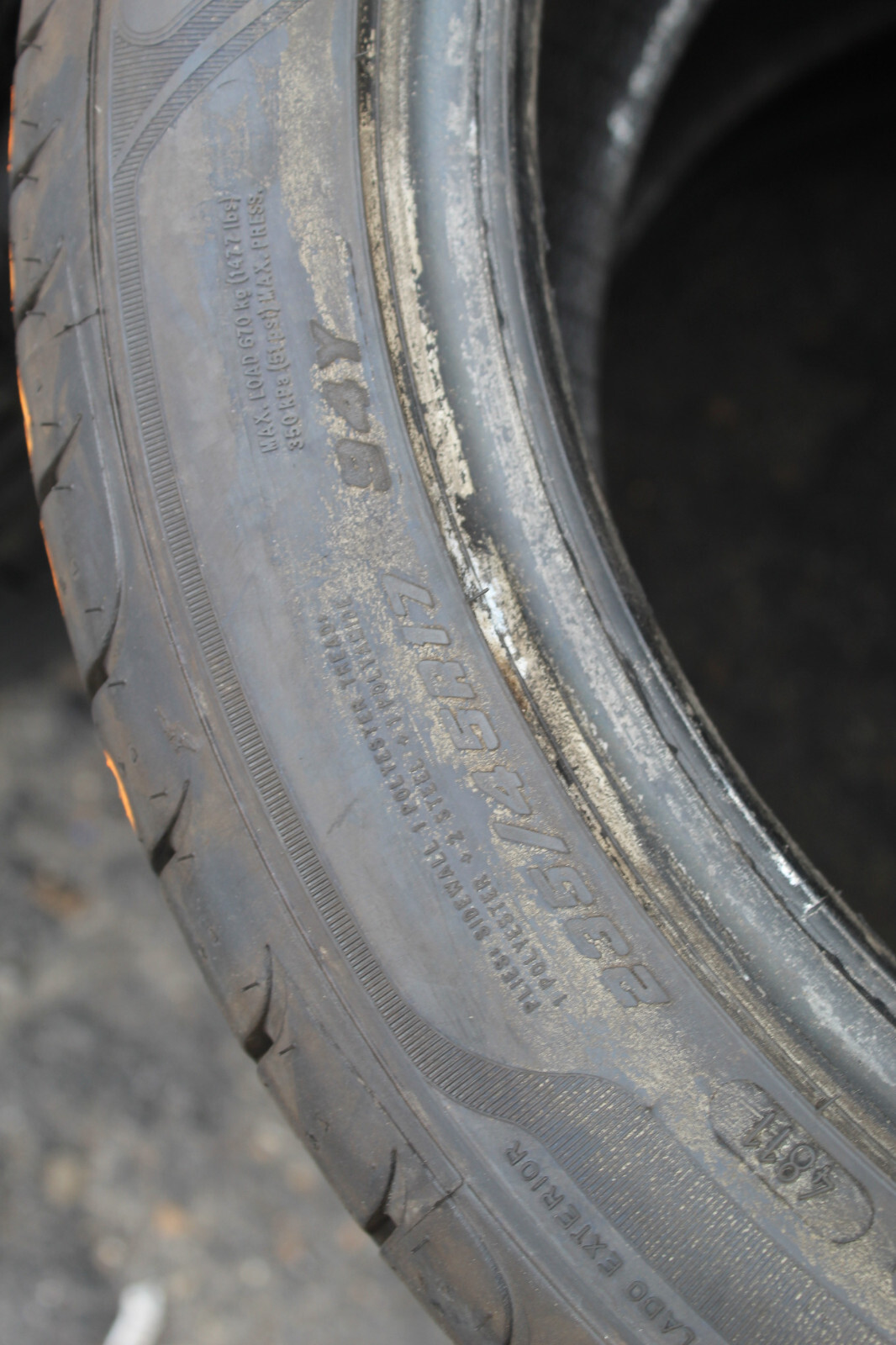 235 45 17 Goodyear, Eagle F1 ASY 2, 94Y, x2 A Pair 7.0mm (f1_tyres) FOD L2882