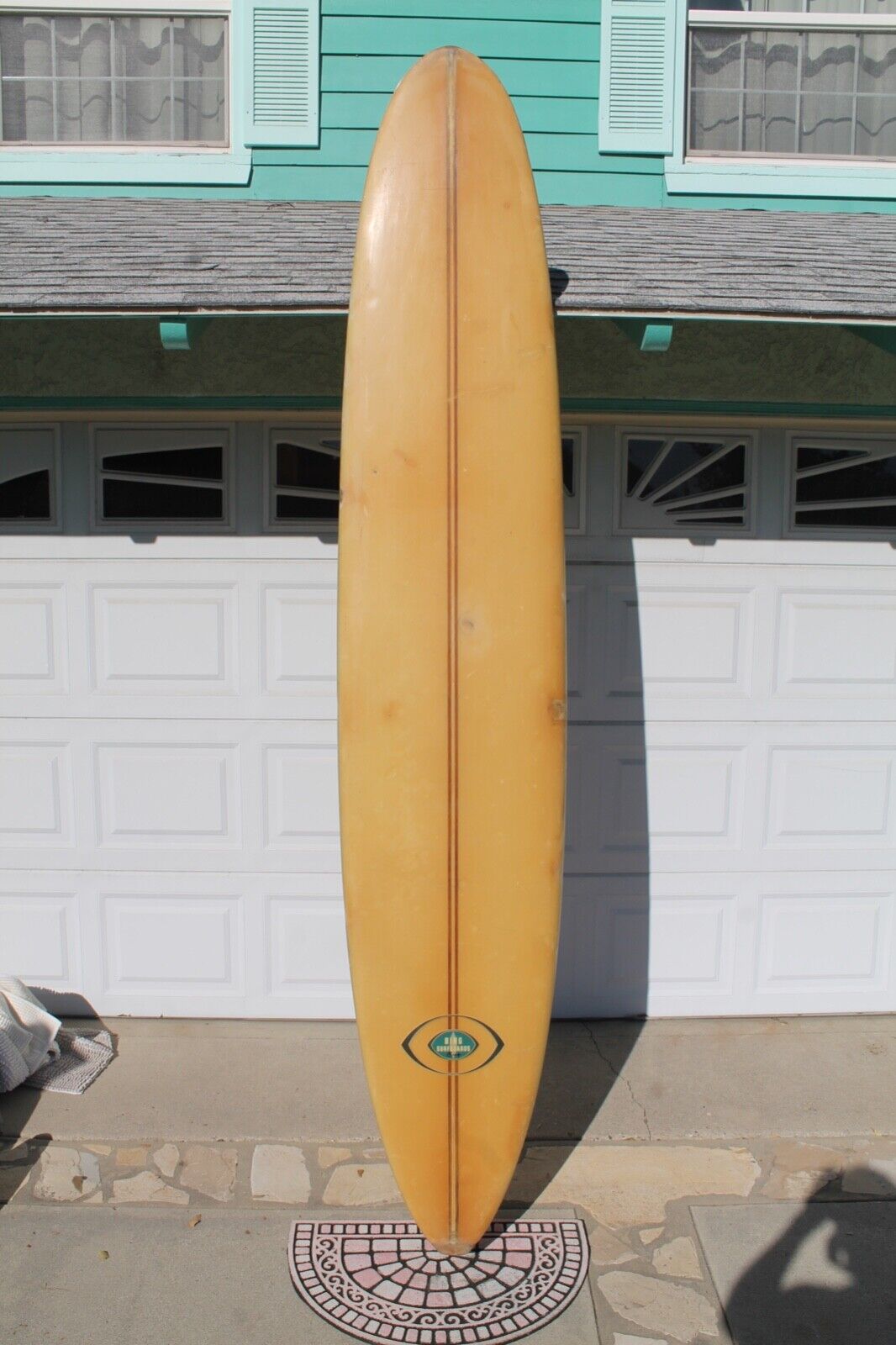 9'7 Bing Copeland Singed Vintage Wood D-Fin 60's Single Fin 9'7 Bing Copeland Singed Vintage Wood D-Fin 60's Single Fin